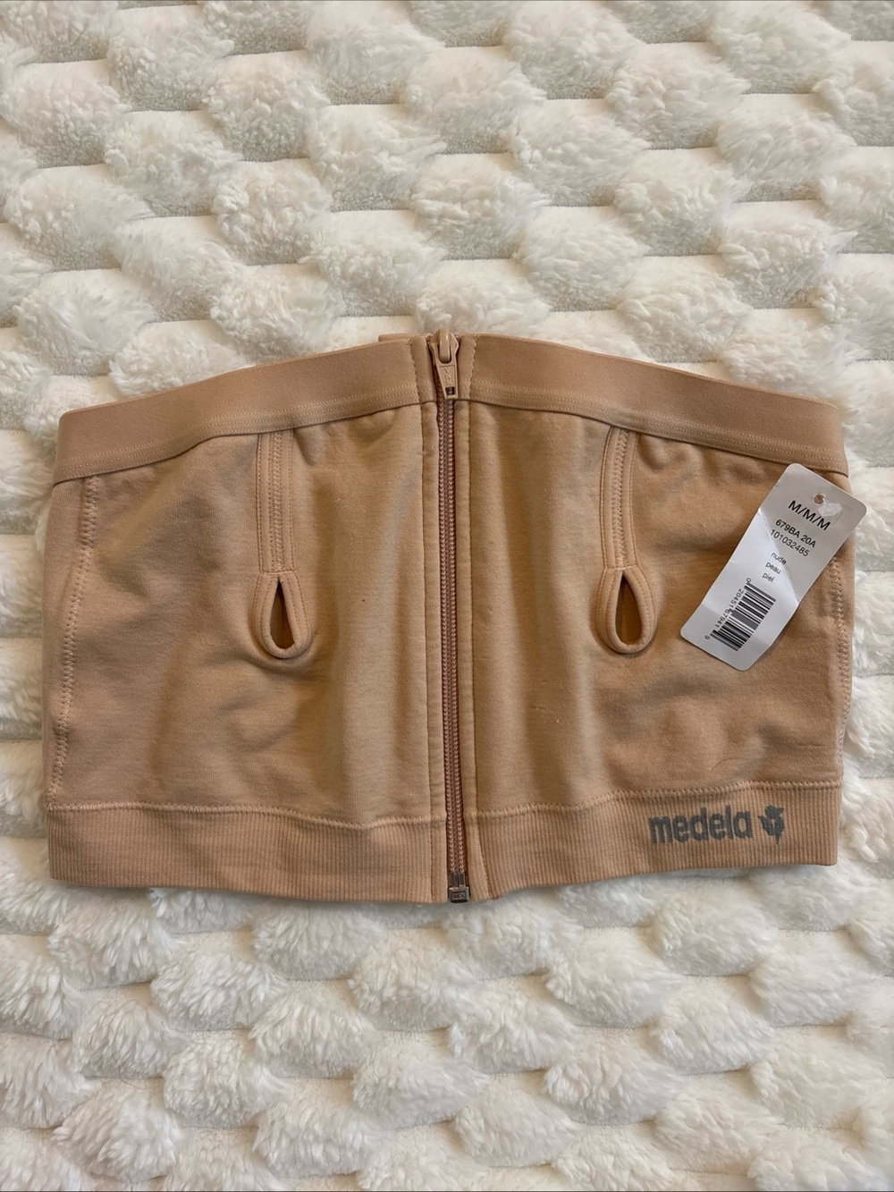 Medela® Easy Expression™ Hands Free Pumping Bustier Bra Zip Front Bandeau